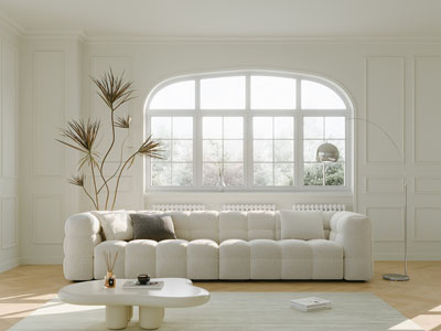 现代奶油风客厅