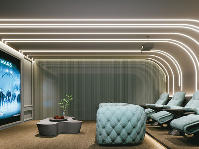 现代视听室 影音室