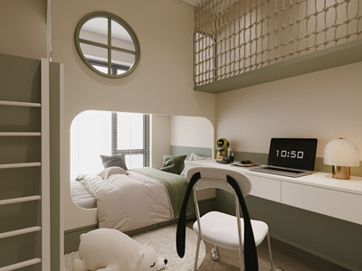 现代卧室 儿童房