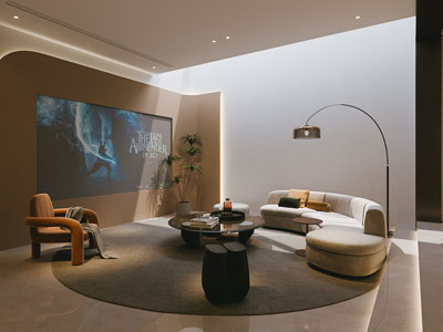 现代地下家居视听室 影音室