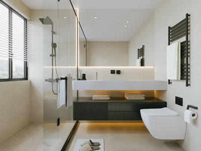 现代卫浴间 洗手间