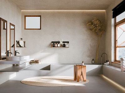 侘寂风卫浴间 洗手间