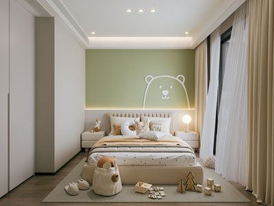 现代卧室 儿童房
