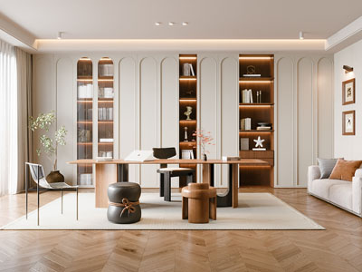 法式中古风书房