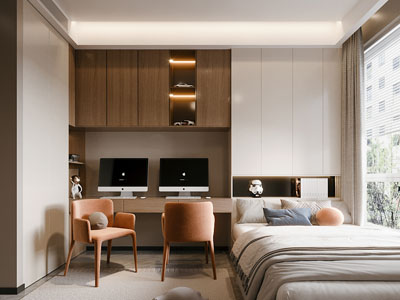 现代榻榻米卧室