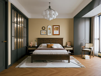 法式中古风卧室