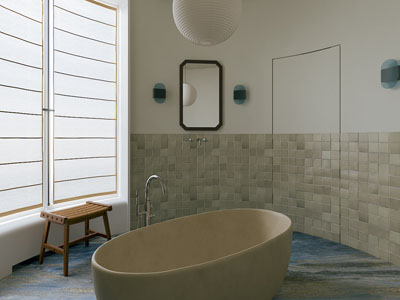 侘寂风卫浴间 洗手间