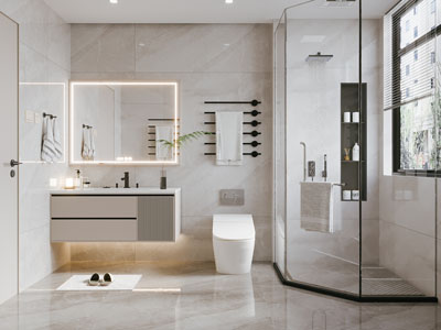 现代卫浴间 洗手间