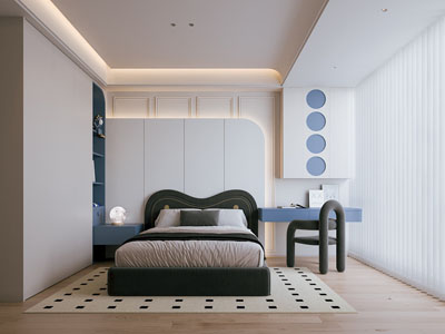 现代卧室 儿童房