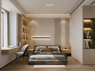 现代卧室
