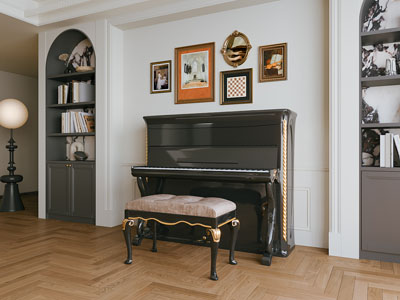 法式钢琴室