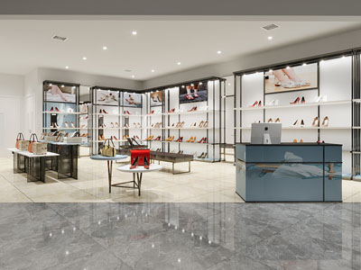 现代鞋子手提包专卖店3d模型 现代鞋子手提包专卖店