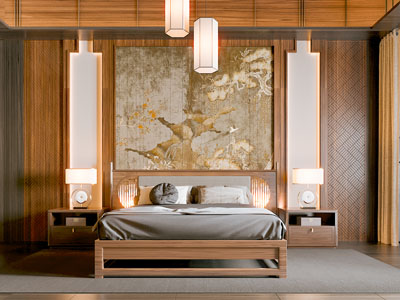 新中式中古风卧室