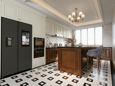 美式厨房 中岛台