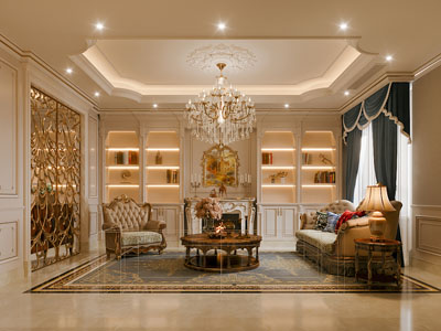 欧式轻奢客厅