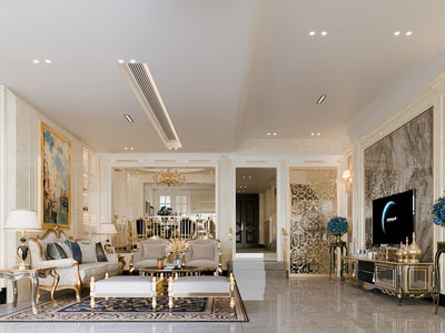 新古典客厅餐厅