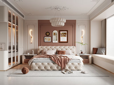 法式奶油风卧室