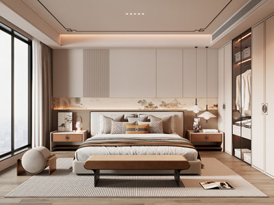 新中式卧室
