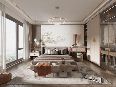 新中式卧室