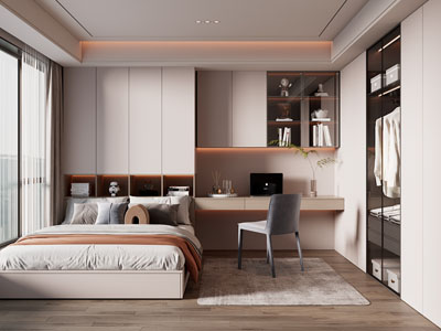 现代榻榻米卧室