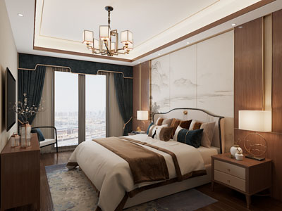 新中式卧室