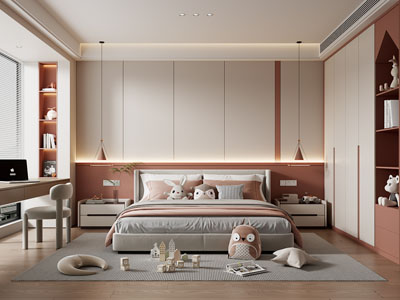 现代卧室 儿童房