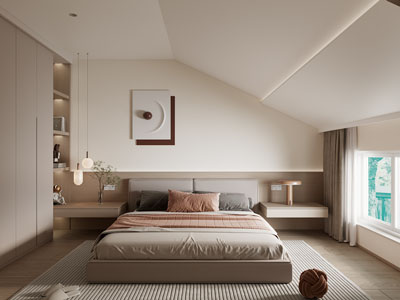现代阁楼卧室