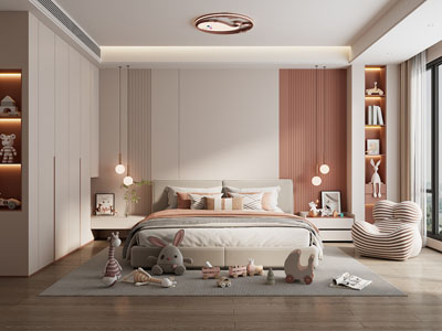 现代卧室 儿童房