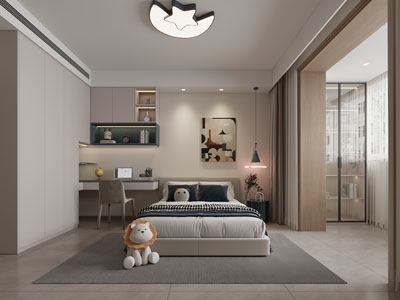 现代卧室 儿童房