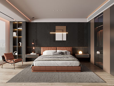 现代卧室