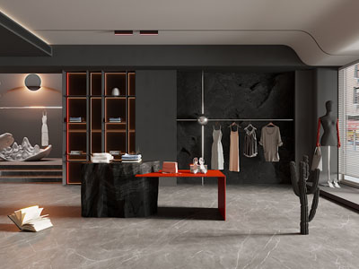 现代服装专卖店3d模型 现代服装专卖店