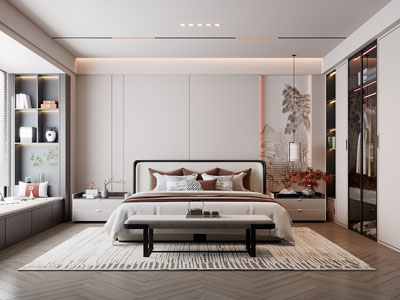 新中式卧室