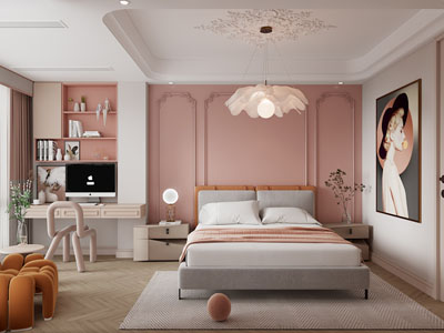 法式卧室 儿童房 女儿房