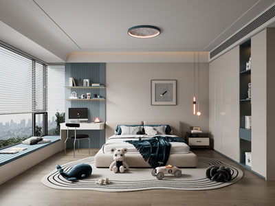 现代卧室 儿童房