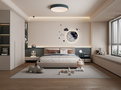 现代卧室 儿童房