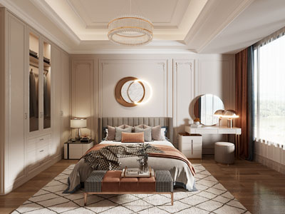 现代轻奢卧室