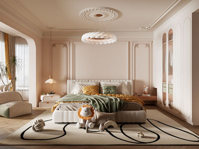 法式奶油风卧室