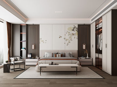 新中式卧室