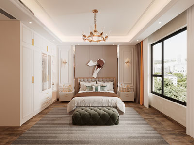 现代轻奢卧室