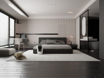现代卧室