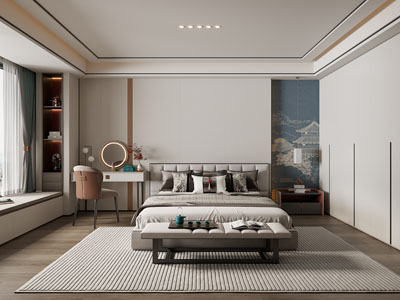 新中式卧室