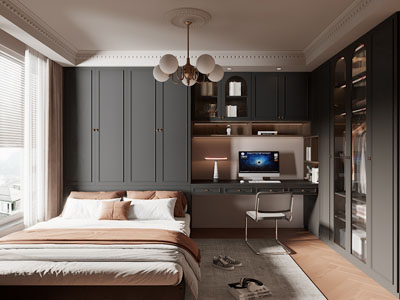 法式榻榻米卧室