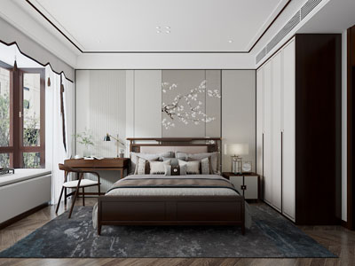 新中式卧室