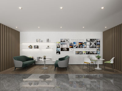 现代洽谈室 接待区3d模型 现代洽谈室 接待区