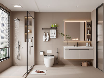 现代卫浴间 洗手间