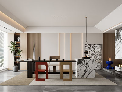 现代中古风茶室