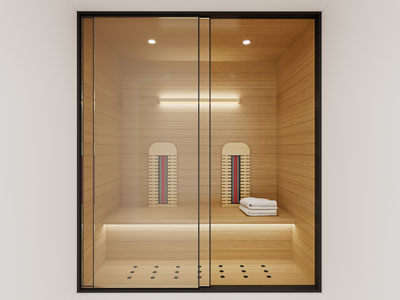 现代汗蒸房 桑拿房3d模型 现代汗蒸房 桑拿房