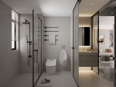 现代卫浴间 洗手间干区