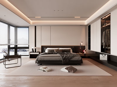 现代卧室