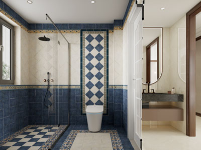 法式卫浴间 洗手间